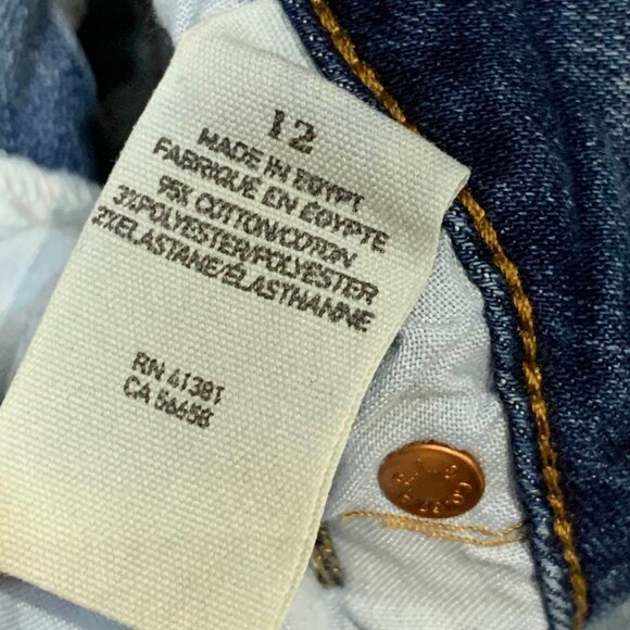 NWT VTG Y2K Polo Ralph Lauren Jeans Women's XS Blue Bowery Straight Low Rise - Picture 9 of 14